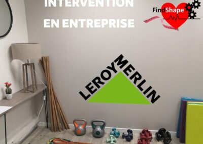 Intervention en entreprise lors de la journée de la sécurité à Leroymerlin